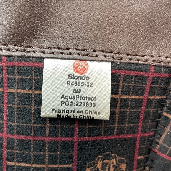 Blondo Slouch Brown Suede Heeled Boots 8 - Picture 9 of 12